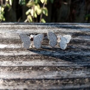 Claire's Butterfly Clip On Earrings